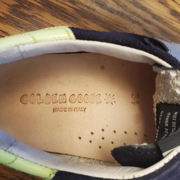 Authentic Women's Golden Goose Sneaker, Size 34 (US W 4) Black leather, Great Co - Picture 7 of 10